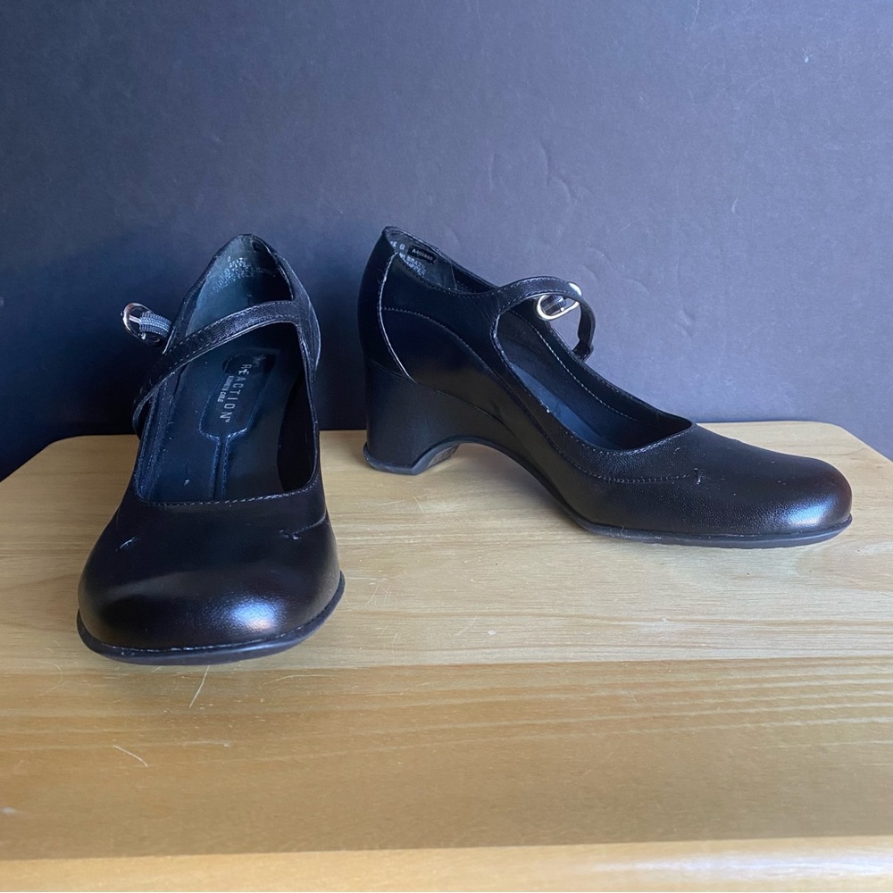 Reaction Kenneth Cole Cult-ure KD Black Mary Jane Heels Women’s Shoes